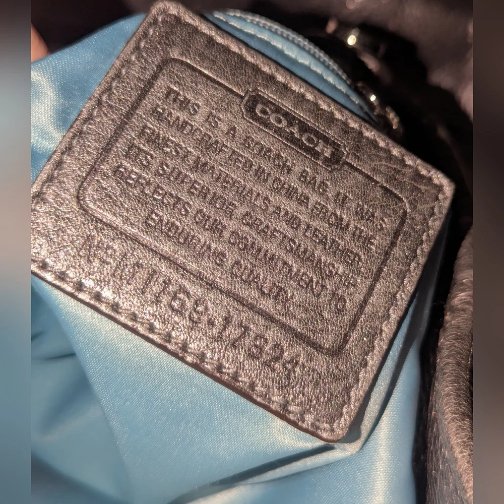 Coach stylish metallic
